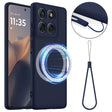 For Motorola Edge 60 / 60s / 60 Fusion Shockproof Silicone Magsafe Phone Case(Navy Blue) - free shipping - PMC TechLife - Order now!