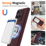 For Motorola Edge 60 / 60s / 60 Fusion Shockproof Silicone Magsafe Phone Case(Plum Color)