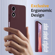 For Motorola Moto G04 / G04s / E14 4G Shockproof Silicone Magsafe Phone Case(Plum Color)