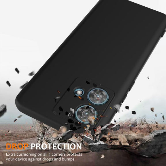 For Motorola Moto G84 Shockproof Silicone Magsafe Phone Case(Black)