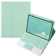 For OPPO Pad 3 / Pad 2 Candy Color Bluetooth Keyboard Leather Case,Square Keys with Touchpad(Light Green) - Others Keyboard by PMC TechLife | Online Shopping South Africa | PMC TechLife | Buy Now Pay Later Mobicred