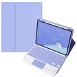 For OPPO Pad 3 / Pad 2 Candy Color Bluetooth Keyboard Leather Case,Square Keys with Touchpad(Light Purple) - free shipping - PMC TechLife - Order now!