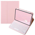 For OPPO Pad 3 / Pad 2 Candy Color Bluetooth Keyboard Leather Case, Round Key(Pink) - OPPO Keyboard by PMC TechLife | Online Shopping South Africa | PMC TechLife | Buy Now Pay Later Mobicred