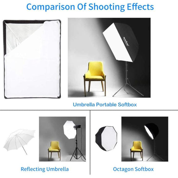 Godox UB Series Four Corner Umbrella Softbox, Size:70 x 70cm