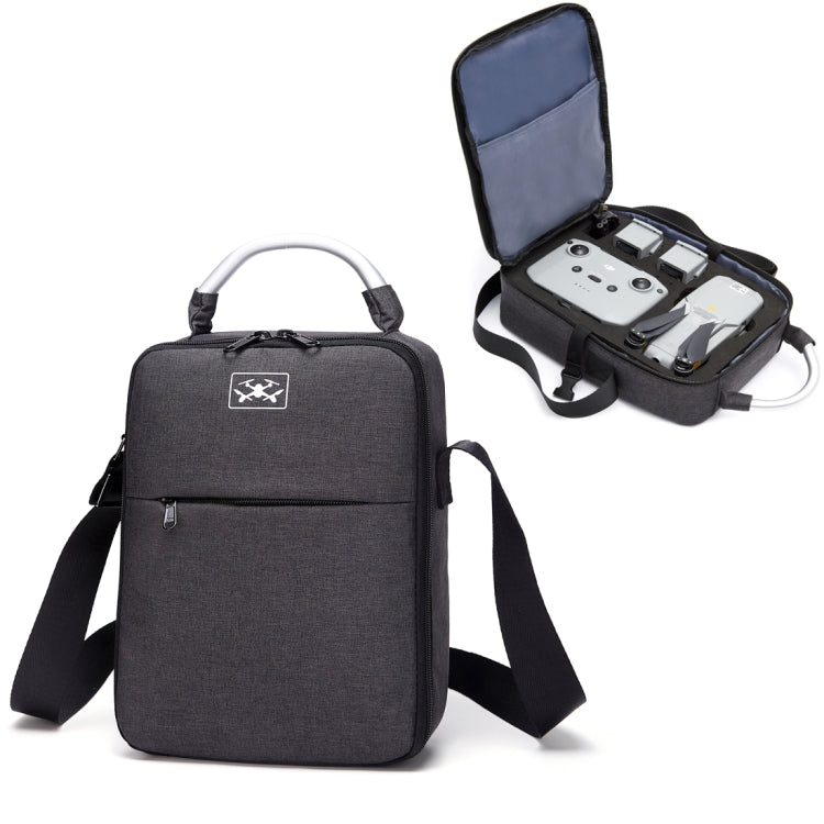 For DJI Mavic Air 2 Water-resistant Drone Shoulder Storage Bag Protective Box(Black)