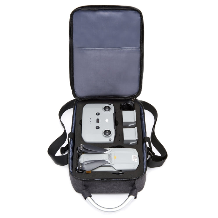 For DJI Mavic Air 2 Water-resistant Drone Shoulder Storage Bag Protective Box(Black)
