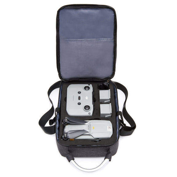 For DJI Mavic Air 2 Water-resistant Drone Shoulder Storage Bag Protective Box(Black)