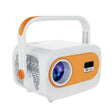JY325 1280 x 720P 200ANSI Amlogic H713 CPU Android 11.0 Portable Projector, EU Plug(White) - LED Projector by PMC TechLife | Online Shopping South Africa | PMC TechLife | Buy Now Pay Later Mobicred