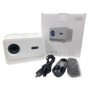 M10 1280 x 720P 200ANSI Amlogic H713 CPU Android 11.0 Smart Projector, UK Plug(White)