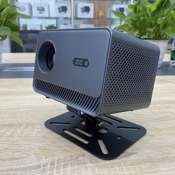 M10 Plus 1280 x 720P 200ANSI Amlogic H713 CPU Android 11 Smart Projector with Bracket, EU Plug(Metal Grey)
