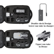 LINGSHI For DJI Mavic Air 2 Heightened Portable Shoulder Storage Bag Protective Box(Black)