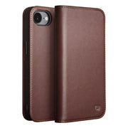 For iPhone 16e QIALINO Classic Gen2 Genuine Leather Phone Case(Brown)