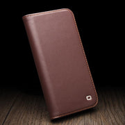 For iPhone 16e QIALINO Classic Gen2 Genuine Leather Phone Case(Brown)
