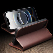 For iPhone 16e QIALINO Classic Gen2 Genuine Leather Phone Case(Brown)