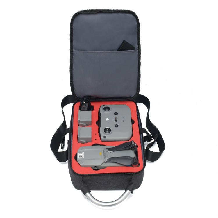 For DJI Mavic Air 2 Portable Oxford Cloth Shoulder Storage Bag Protective Box(Blue Red)