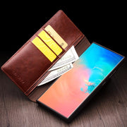 For Samsung Galaxy S25+ 5G QIALINO Genuine Leather Phone Case(Black)