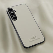 For Samsung Galaxy S25+ 5G HUIYI Leather Magnetic Phone Case(White)