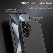 For Samsung Galaxy S25 Ultra 5G HUIYI Leather Magnetic Phone Case(Black)