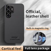 For Samsung Galaxy S25 Ultra 5G HUIYI Leather Magnetic Phone Case(White)