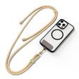DUX DUCIS Garden Series Tile Pattern Adjustable Crossbody Phone Lanyard(Glaze Yellow) - Lanyards & Wrist Straps by DUX DUCIS | Online Shopping South Africa | PMc TechLife | Buy Now Pay Later Mobicred