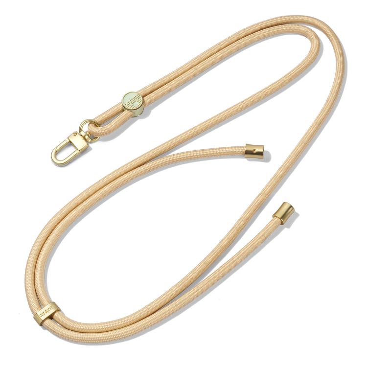 DUX DUCIS Garden Series Tile Pattern Adjustable Crossbody Phone Lanyard(Glaze Yellow)
