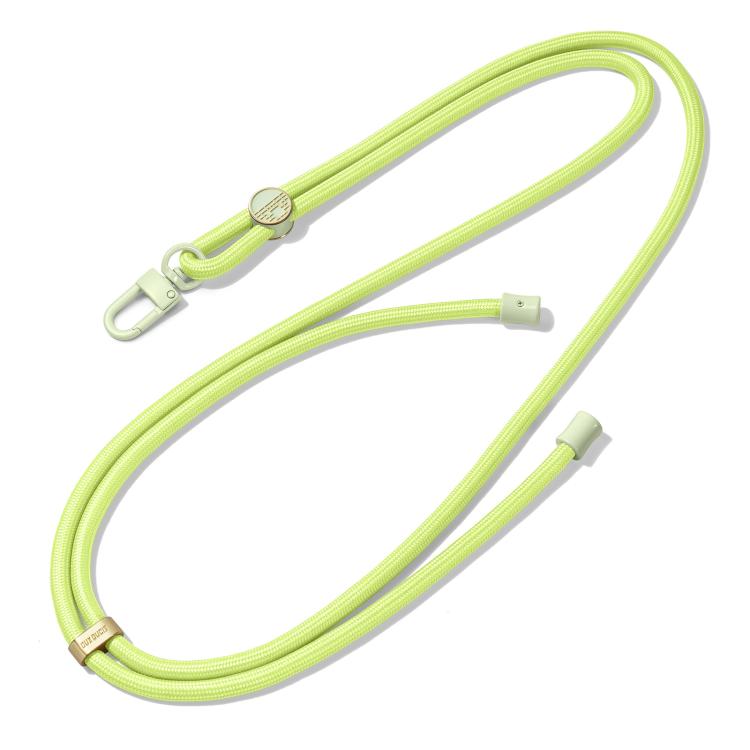 DUX DUCIS Garden Series Tile Pattern Adjustable Crossbody Phone Lanyard(Green Yellow)
