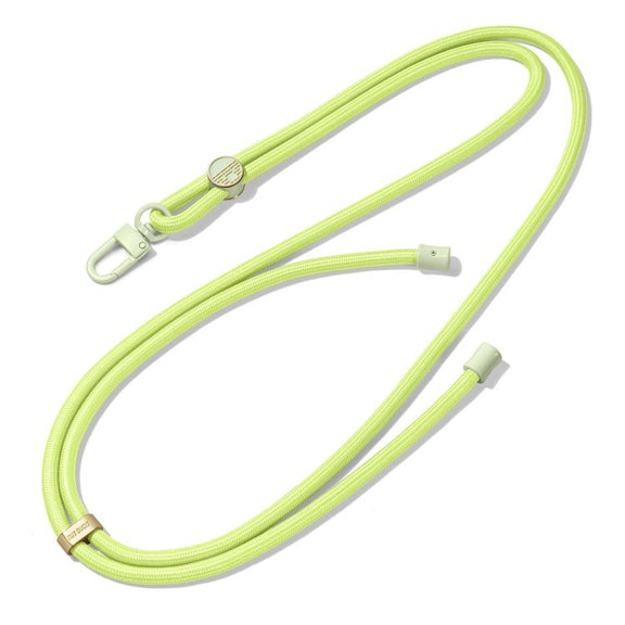 DUX DUCIS Garden Series Tile Pattern Adjustable Crossbody Phone Lanyard(Green Yellow)