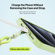 DUX DUCIS Garden Series Tile Pattern Adjustable Crossbody Phone Lanyard(Green Yellow)