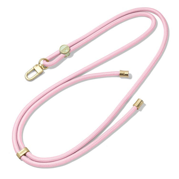 DUX DUCIS Garden Series Tile Pattern Adjustable Crossbody Phone Lanyard(Light Pink)
