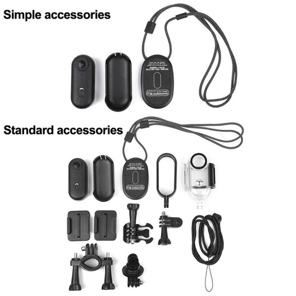 H88 1080P Thumb Sports Camera Mini WiFi Camera, Specification:Standard Version(White)