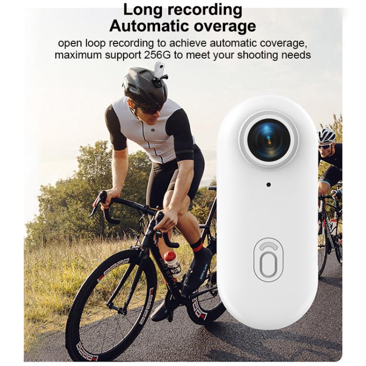 H88 1080P Thumb Sports Camera Mini WiFi Camera, Specification:Standard Version(White)