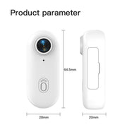 H88 4K Thumb Sports Camera Mini WiFi Camera, Specification:Standard Version(White)