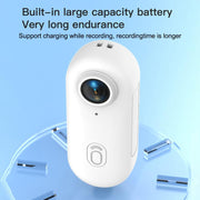 H88 4K Thumb Sports Camera Mini WiFi Camera, Specification:Standard Version(White)