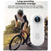 H88 4K Thumb Sports Camera Mini WiFi Camera, Specification:Standard Version(White)