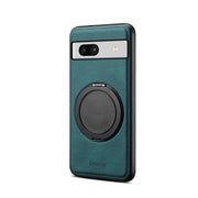 For Google Pixel 7a Denior A14 Skin Feel Rotating Holder MagSafe Phone Case(Blue)