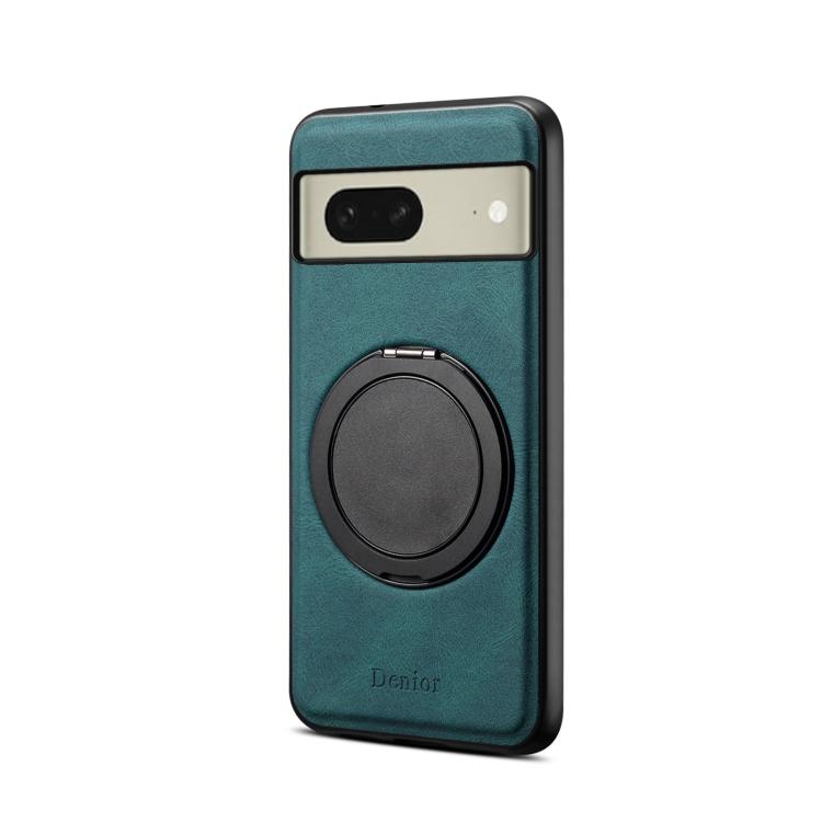 For Google Pixel 8 Denior A14 Skin Feel Rotating Holder MagSafe Phone Case(Blue)