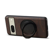 For Google Pixel 8 Denior A14 Skin Feel Rotating Holder MagSafe Phone Case(Brown)