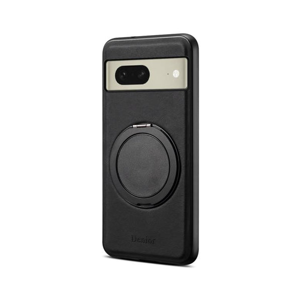 For Google Pixel 8 Denior A14 Skin Feel Rotating Holder MagSafe Phone Case(Black)