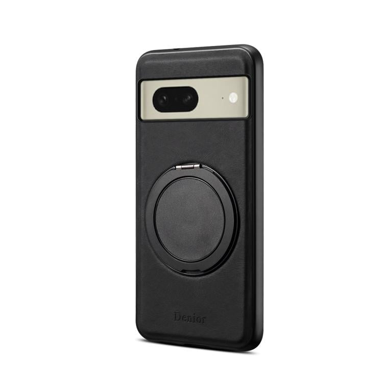 For Google Pixel 8 Denior A14 Skin Feel Rotating Holder MagSafe Phone Case(Black)
