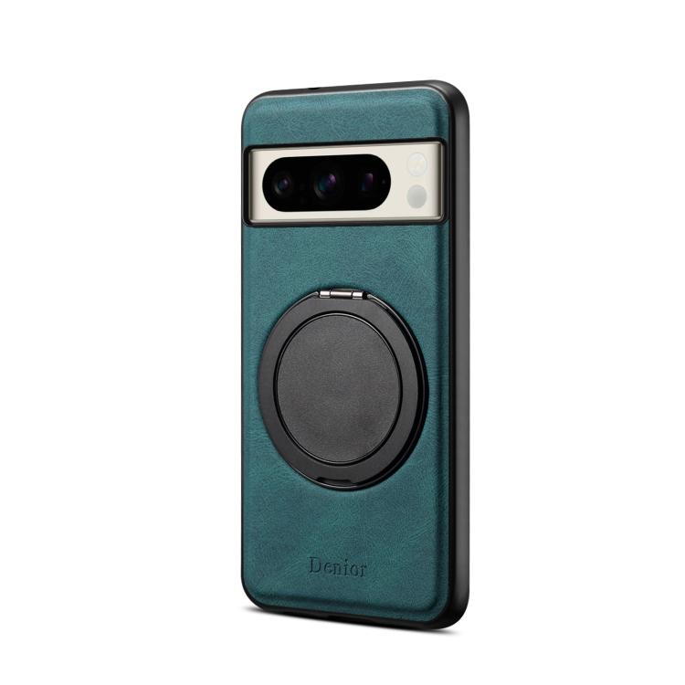 For Google Pixel 8 Pro Denior A14 Skin Feel Rotating Holder MagSafe Phone Case(Blue)