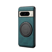 For Google Pixel 8 Pro Denior A14 Skin Feel Rotating Holder MagSafe Phone Case(Blue)