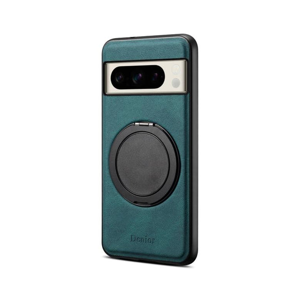 For Google Pixel 8 Pro Denior A14 Skin Feel Rotating Holder MagSafe Phone Case(Blue)