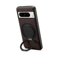 For Google Pixel 8 Pro Denior A14 Skin Feel Rotating Holder MagSafe Phone Case(Brown) - free shipping - PMC TechLife - Order now!