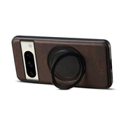 For Google Pixel 8 Pro Denior A14 Skin Feel Rotating Holder MagSafe Phone Case(Brown)