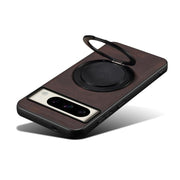 For Google Pixel 8 Pro Denior A14 Skin Feel Rotating Holder MagSafe Phone Case(Brown)