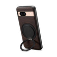 For Google Pixel 8a Denior A14 Skin Feel Rotating Holder MagSafe Phone Case(Brown) - free shipping - PMC TechLife - Order now!