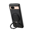For Google Pixel 8a Denior A14 Skin Feel Rotating Holder MagSafe Phone Case(Black) - free shipping - PMC TechLife - Order now!