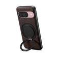 For Google Pixel 9 Denior A14 Skin Feel Rotating Holder MagSafe Phone Case(Brown) - free shipping - PMC TechLife - Order now!