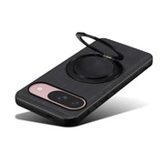 For Google Pixel 9 Denior A14 Skin Feel Rotating Holder MagSafe Phone Case(Black)