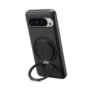 For Google Pixel 9 Pro XL Denior A14 Skin Feel Rotating Holder MagSafe Phone Case(Black)